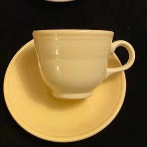 Fiesta teacup and saucer. Bundle for a good deal